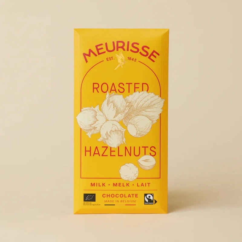 Meurisse – Milk Chocolate with Roasted Hazelnut Chocolate