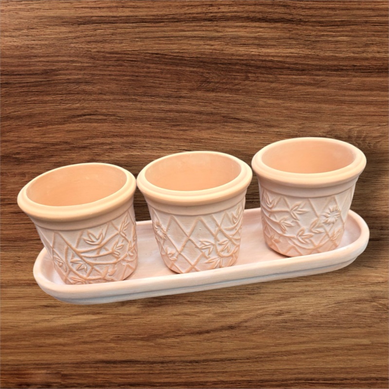 Mini Terra Cotta Pots – Set of 3