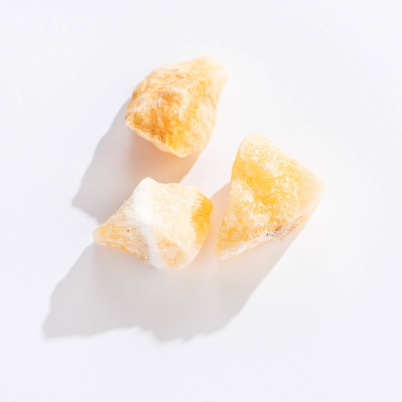 Rough Orange Calcite Crystals – 1-2