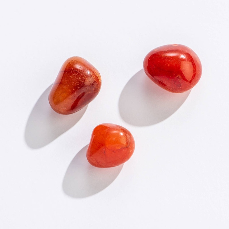 Tumbled Carnelian Crystals – 1- 2