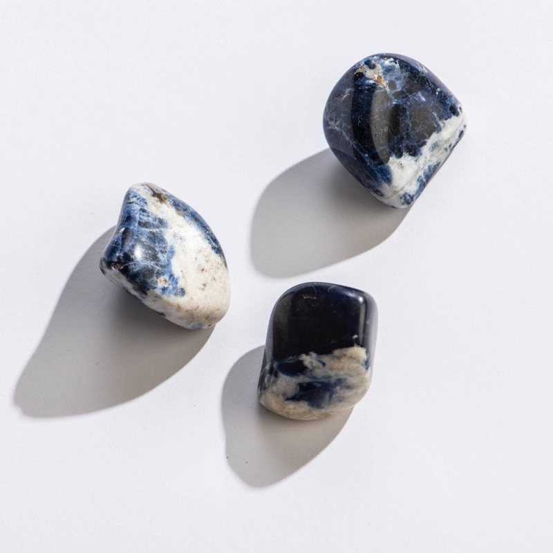 Tumbled Sodalite Crystals – 1- 2