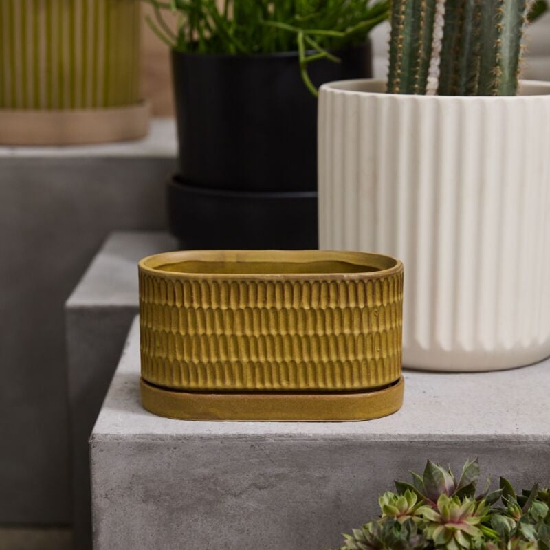 Zelle Planter – 8 (ochre)