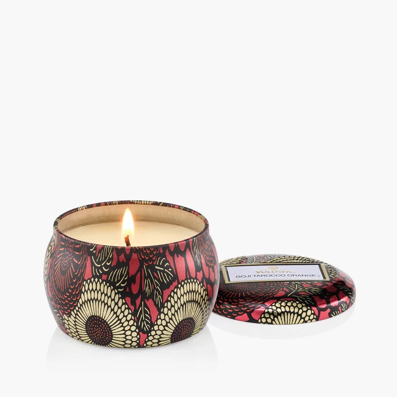Goji Tarocco Orange – Mini Tin Candle