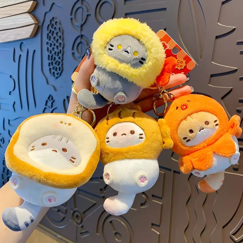 Mini Cat Plushie – keychain|Shrimp|Toast|Taiyaki|Octoopus