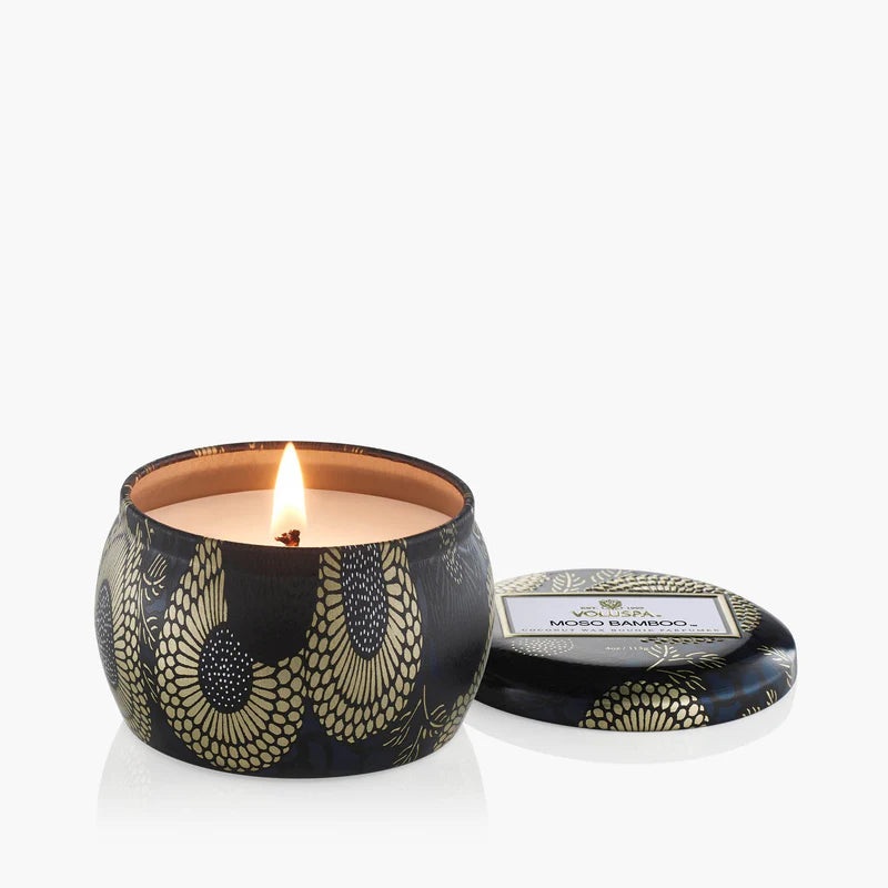 Moso Bamboo – Mini Tin Candle