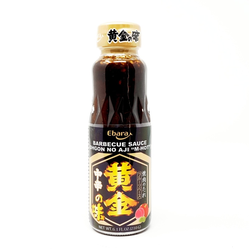 EBARA OHGON NO AJI BARBECUE SAUCE (M-HOT) 6.1FL OZ/210G