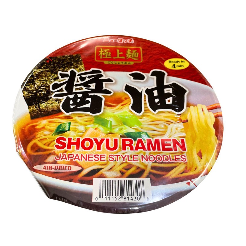 EXPIRING ON 6/25/2025 NEWTOUCH SHOYU RAMEN CUP 3.39oz/96g