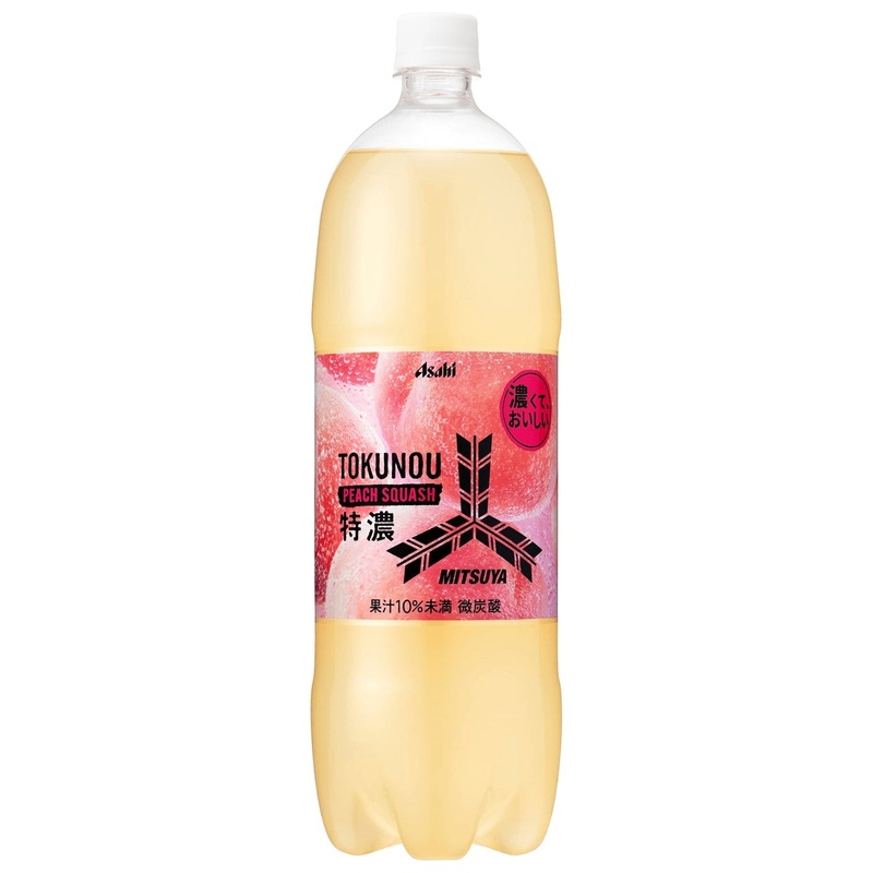 MITSUYA TOKUNO PEACH SQUASH 50FLOZ/1.5L