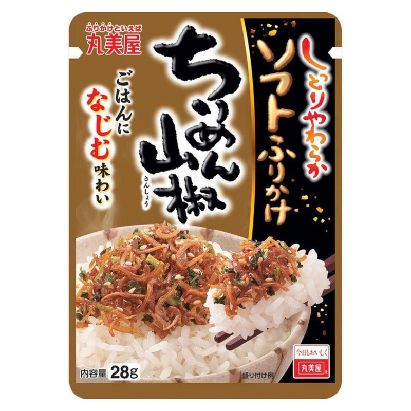 SHITTORI YAWARAKA CHIRIMEN SANSHO SOFT FURIKAKE RICE SEASONING MIX 0.98OZ/28G