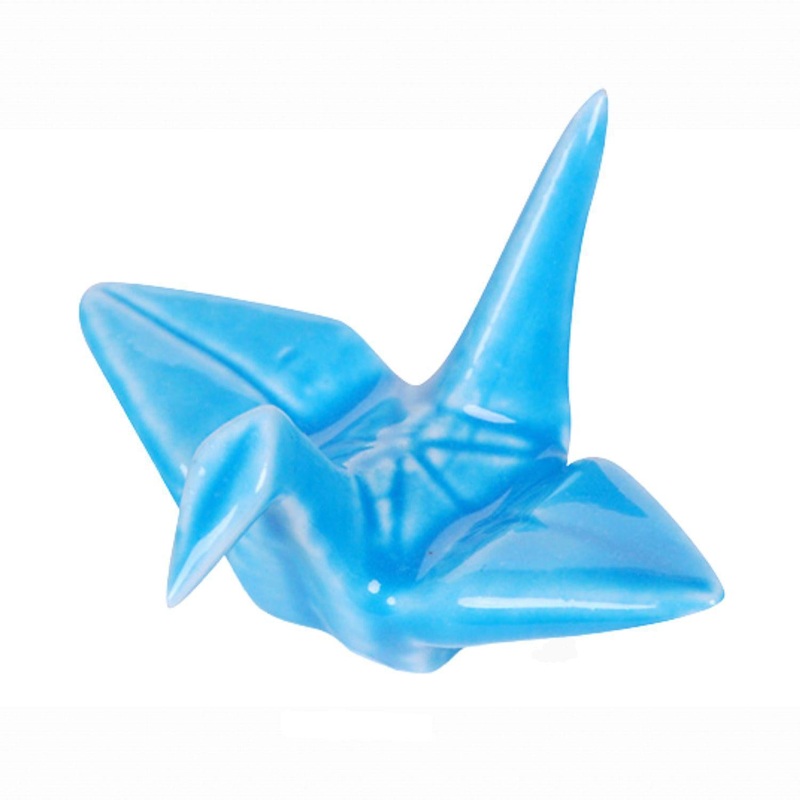 2L CHOPSTICK REST CRANE BLUE