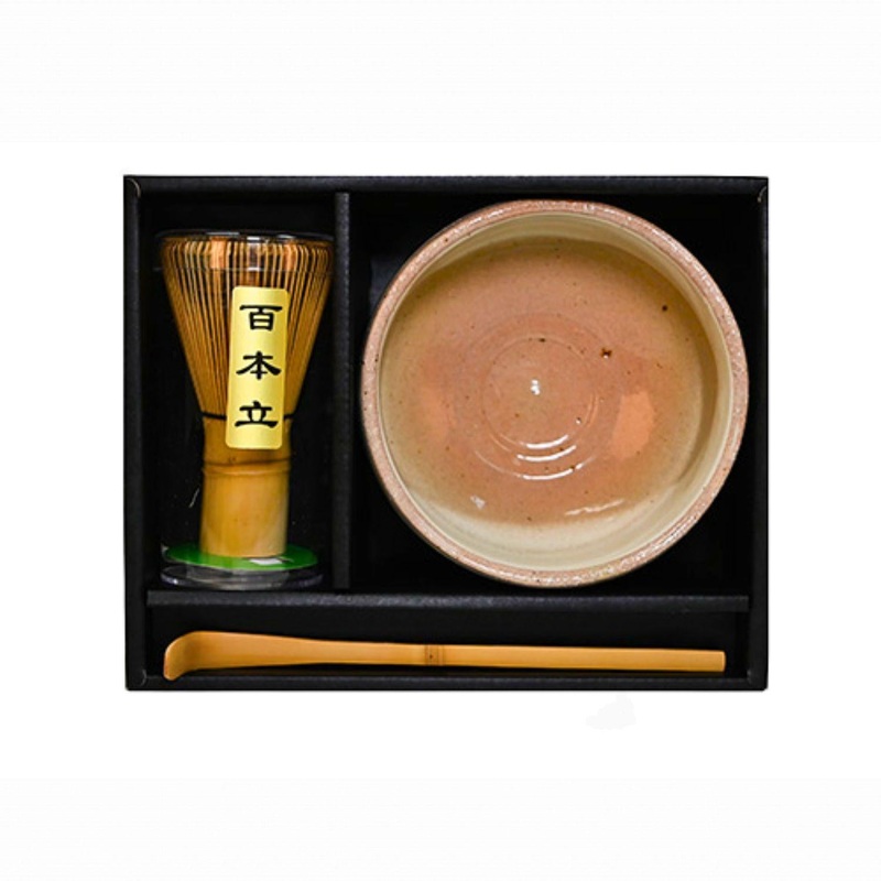 FLOWER – MATCHA BOWL W/BAMBOO WHISK & SCOOP