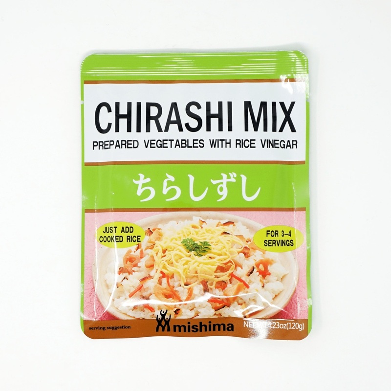 MISHIMA CHIRASHI MIX PREPARED VEGETABLES WITH RICE VINEGAR 4.23OZ