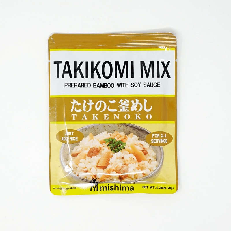 MISHIMA TAKIKOMI MIX PREPARED VEGETABLES WITH SOY SAUCE TAKENOKO 4.23OZ