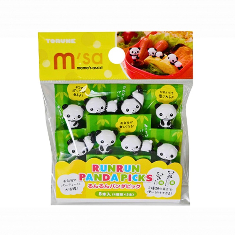 PLASTIC PANDA FOOD PICK