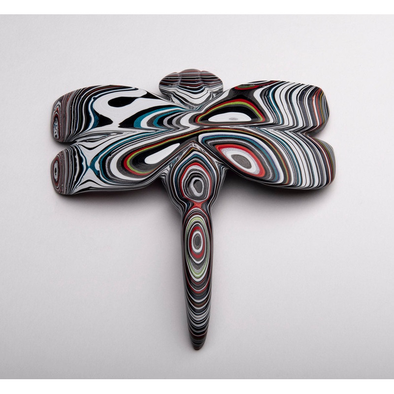 Dragonfly Glides Lightly Of Motor Agate