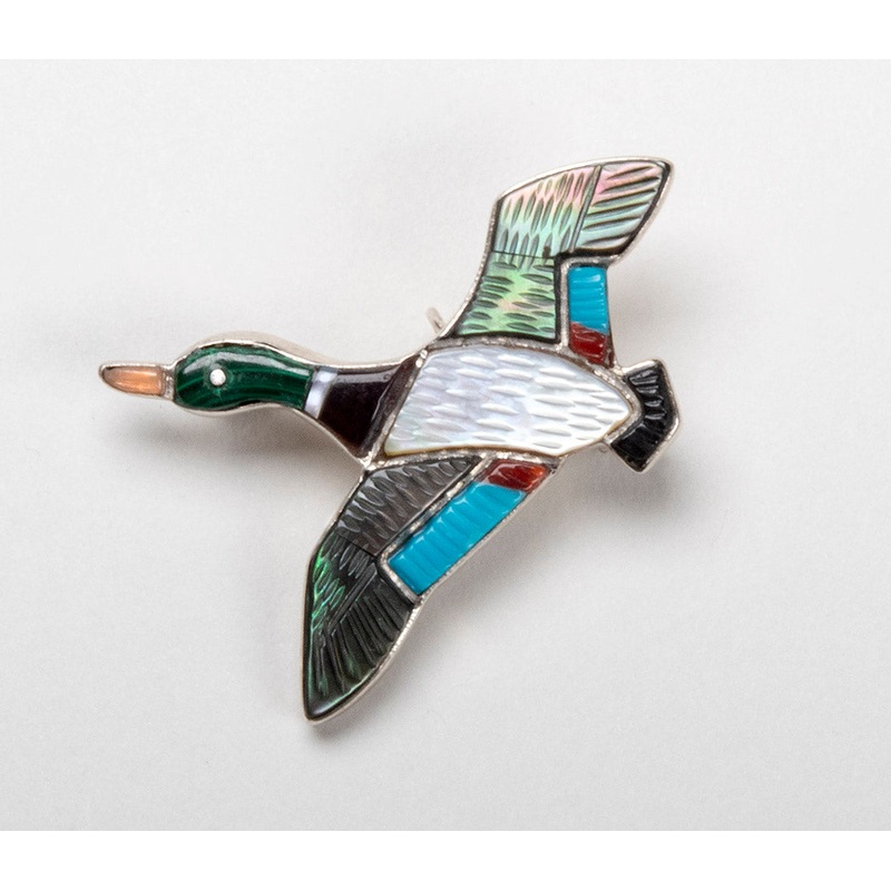 Flying Mallard Pin/Pendant