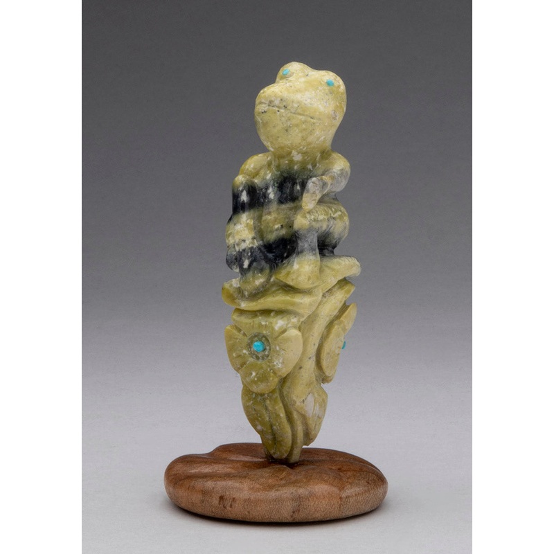 Fun Frog On A Floral Perch|Frog|Serpentine