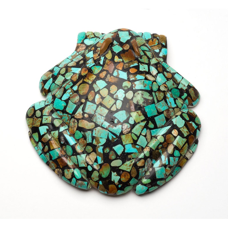Large Mosaic Frog|Frog|Turquoise