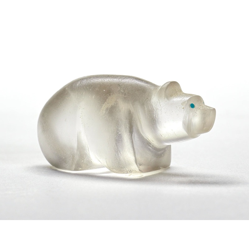Little Glass Bear, Filled With Light By Gibbs Othole