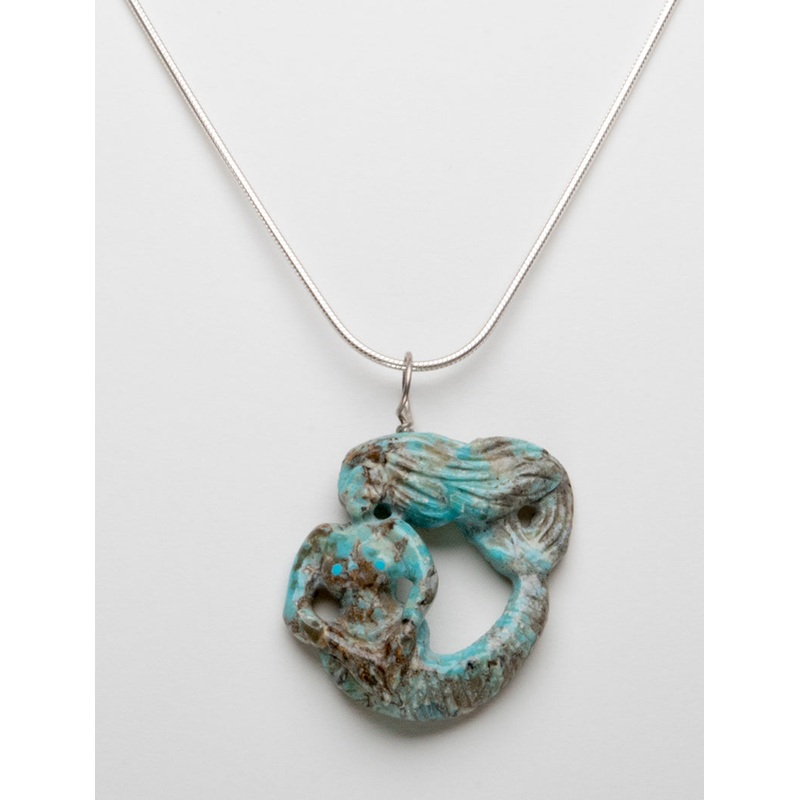 Mermaid Pendant|Mermaid|Turquoise