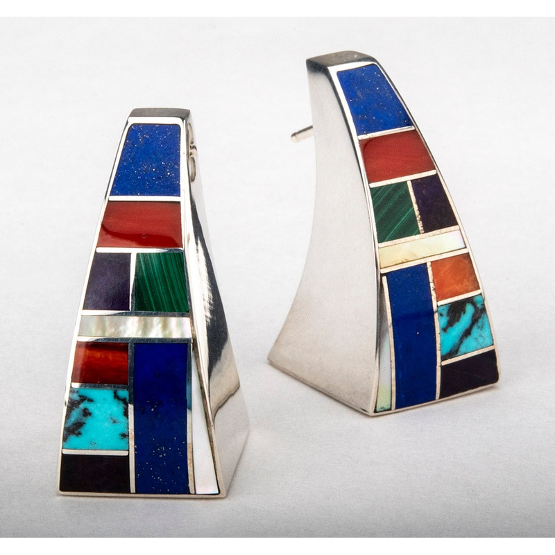 Mosaic Hollow Form Earrings