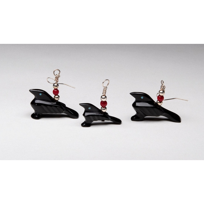 Mystic Raven Earring and Pendant Set
