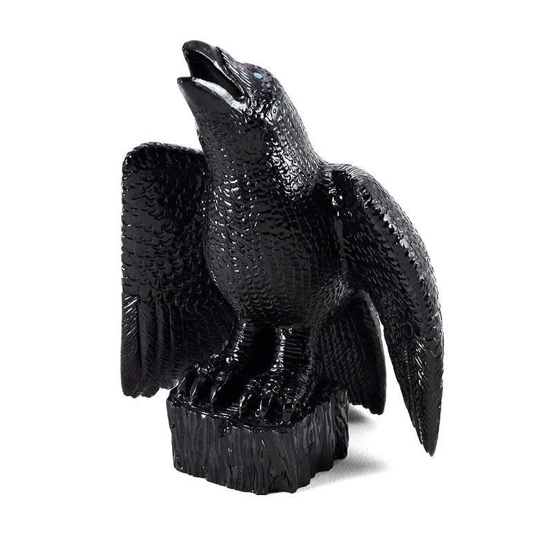 Perched & Talking Raven|Raven|Jet