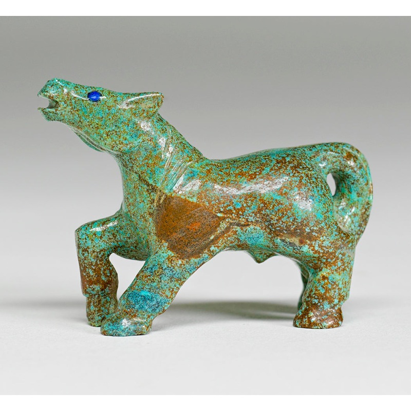 Turquoise Horse with Blue Eyes By Gibbs Othole