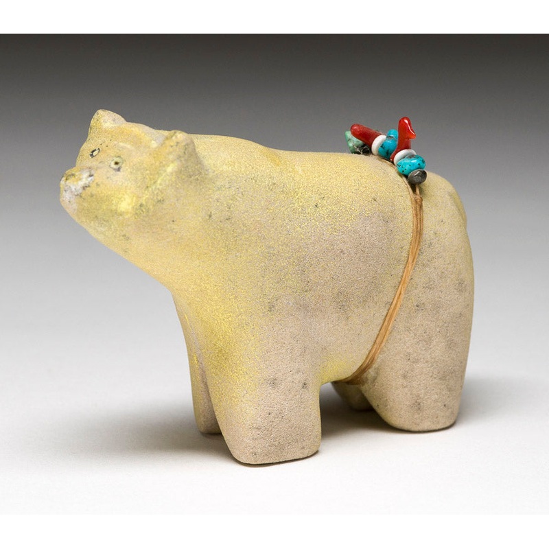 Zuni Stone Bear With Healing Intentions By Bobby Shack