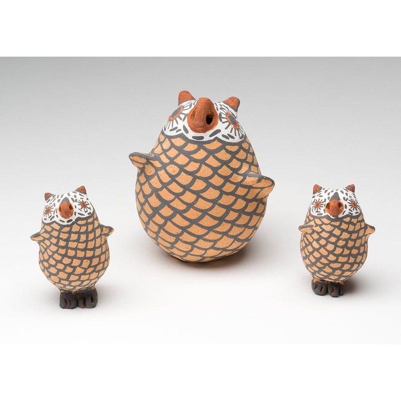 A Pottery Owl & Owlettes|Owl|Clay