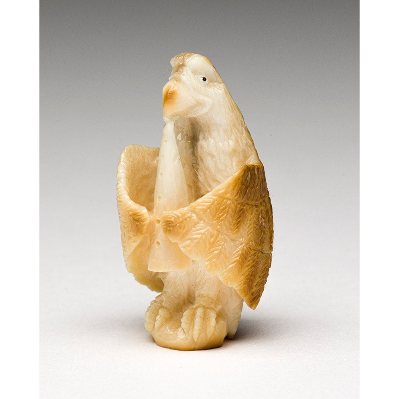 Eagle Offers Sacred Music|Eagle|Fossilized Ivory