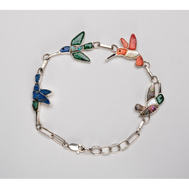 Flying Hummingbird Link Bracelet