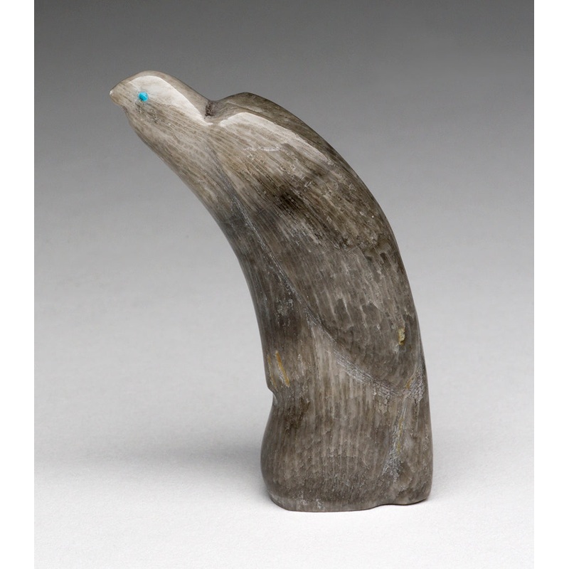 Fossilized Horn Coral Raptor|Eagle|Fossilized Coral