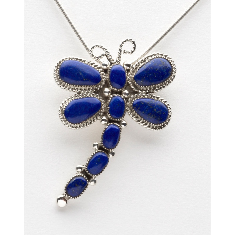 Lapis Lazuli Dragonfly Pin/Pendant