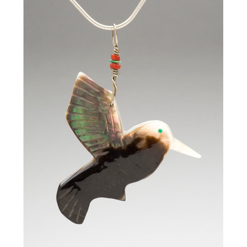 Reversible Hummingbird Pendant