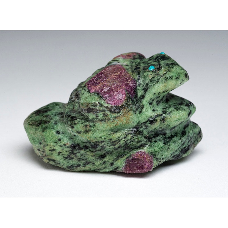 Ruby Epaulets|Frog|Ruby in Zoisite