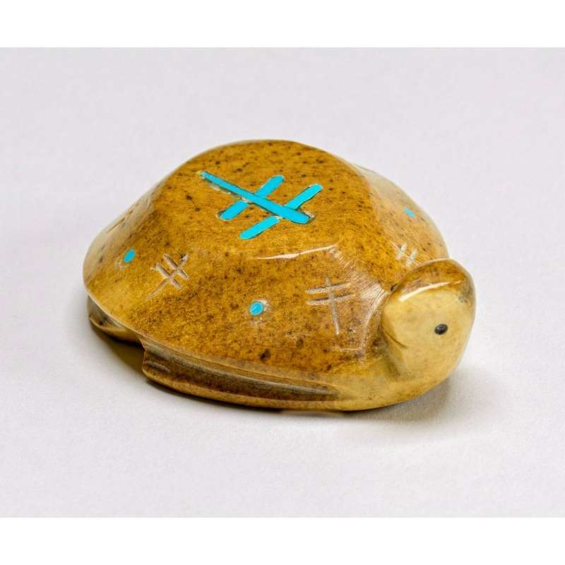 Serpentine Turtle with Dragonfly Blessings By Rhoda Quam(d)