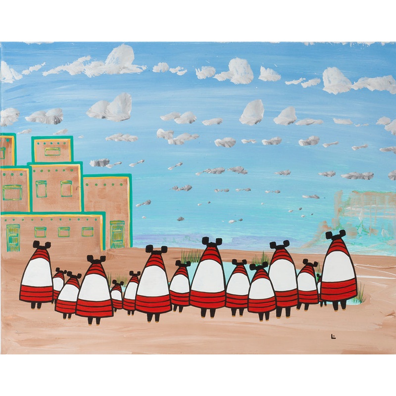 Shhhhh…Pay Attention Acrylic Painting