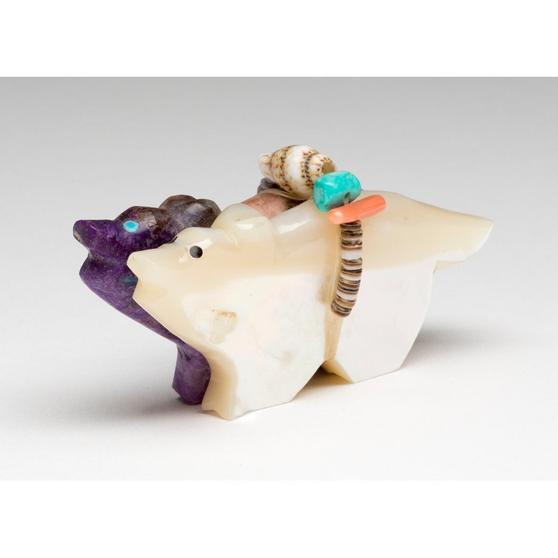 Sugilite & Mother-Of-Pearl Canines