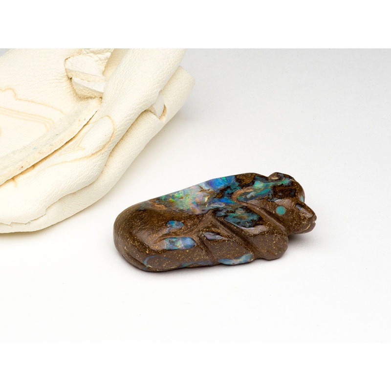 Aurora Borealis Bushytail|Bushytail|Boulder Opal