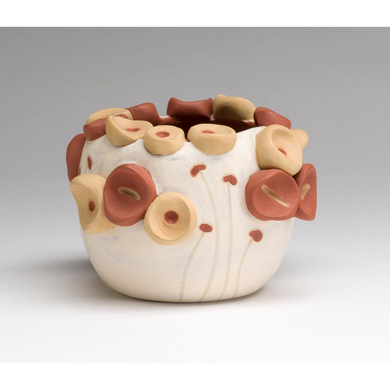 Expressive Flowers Pottery