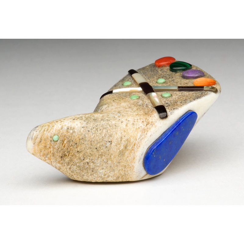Old-Style Eagle With Colorful Inlays