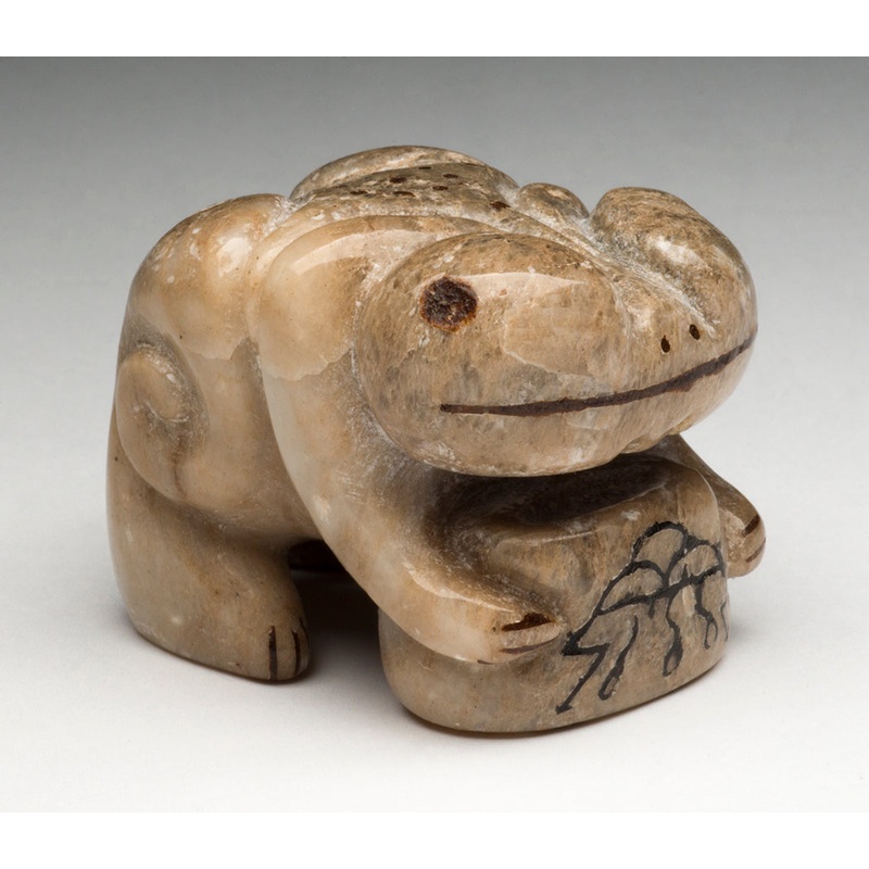 Rain Carrier|Frog|Alabaster|Frog|Alabaster