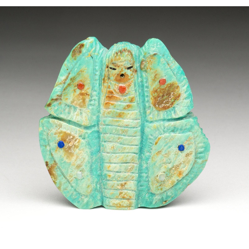 Reversible Turquoise Butterfly Maiden
