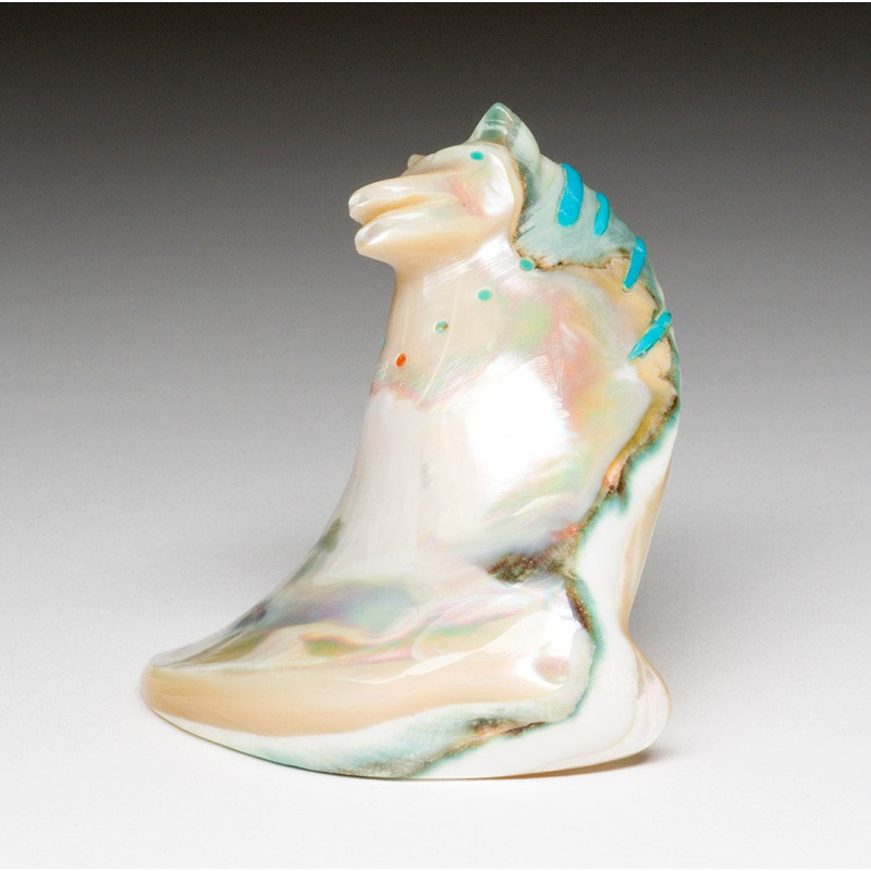 Spirit Horse From The Sea|Horse|Pacific Green Snail Shell