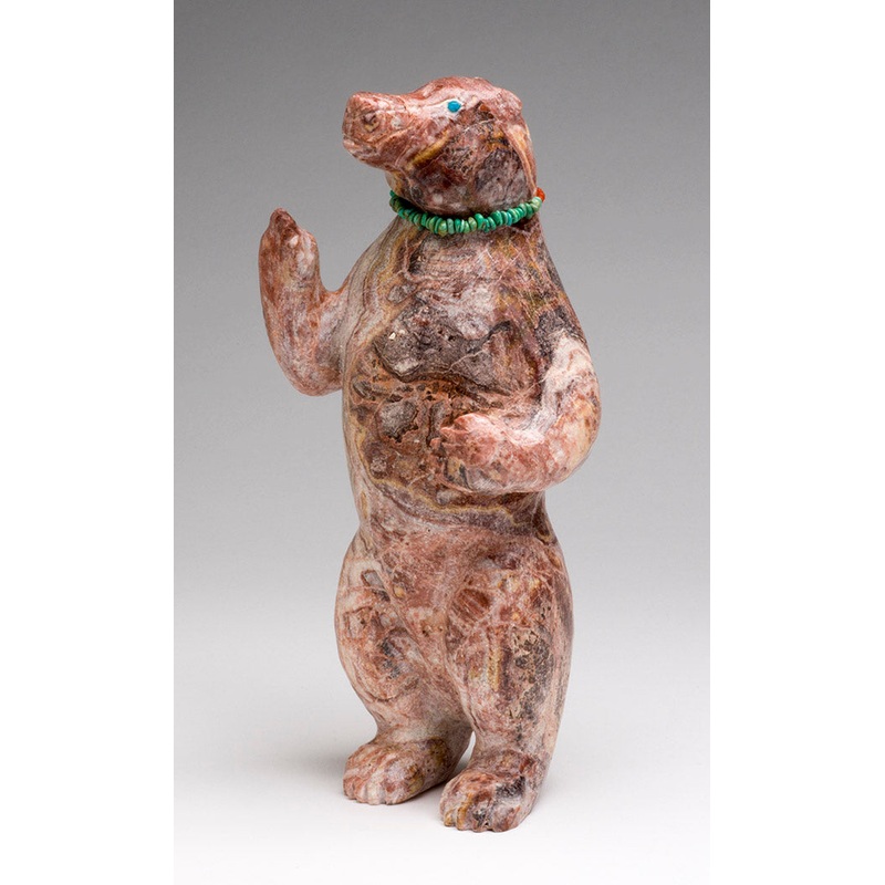 Standing In Strength Marble Bear