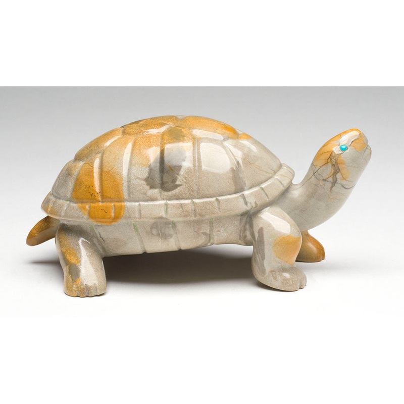 Steadfast Admiration|Turtle|Zuni Travertine