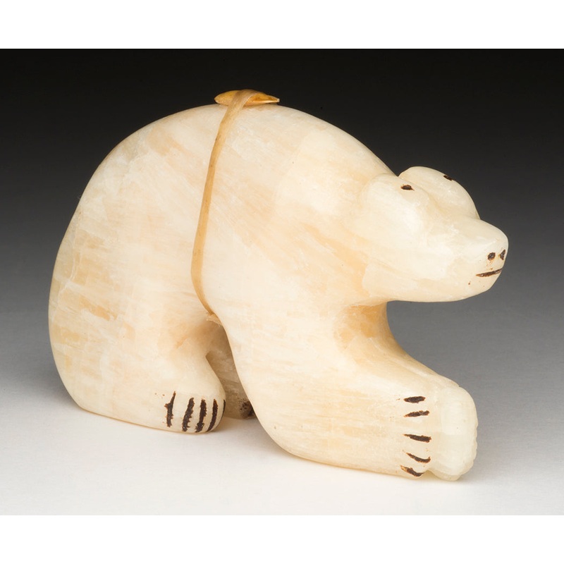Thoughtful Bear|Bear|Alabaster