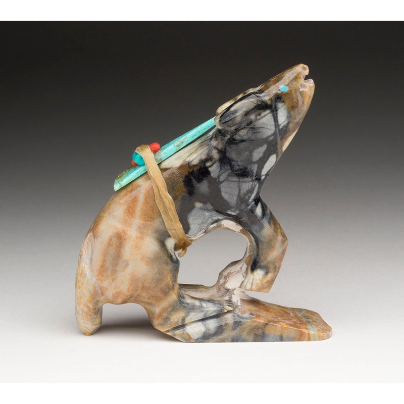Wolf Howling|Wolf|Picasso Marble