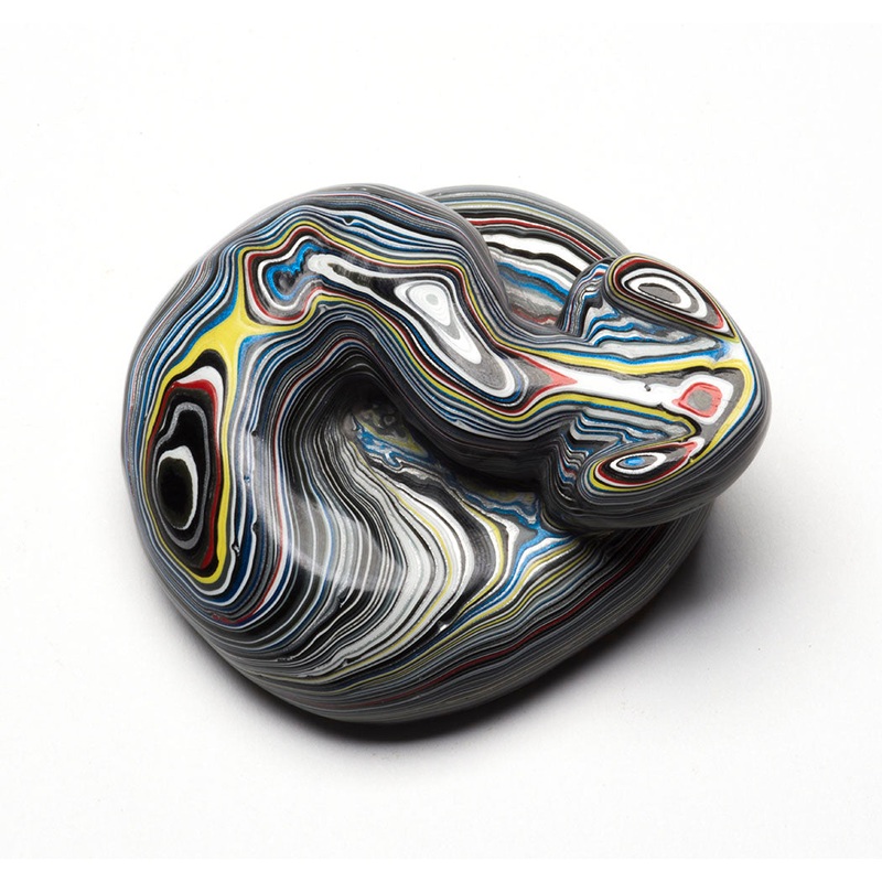 Cozy Coiled Rattlesnake|Snake|Jeep Fordite